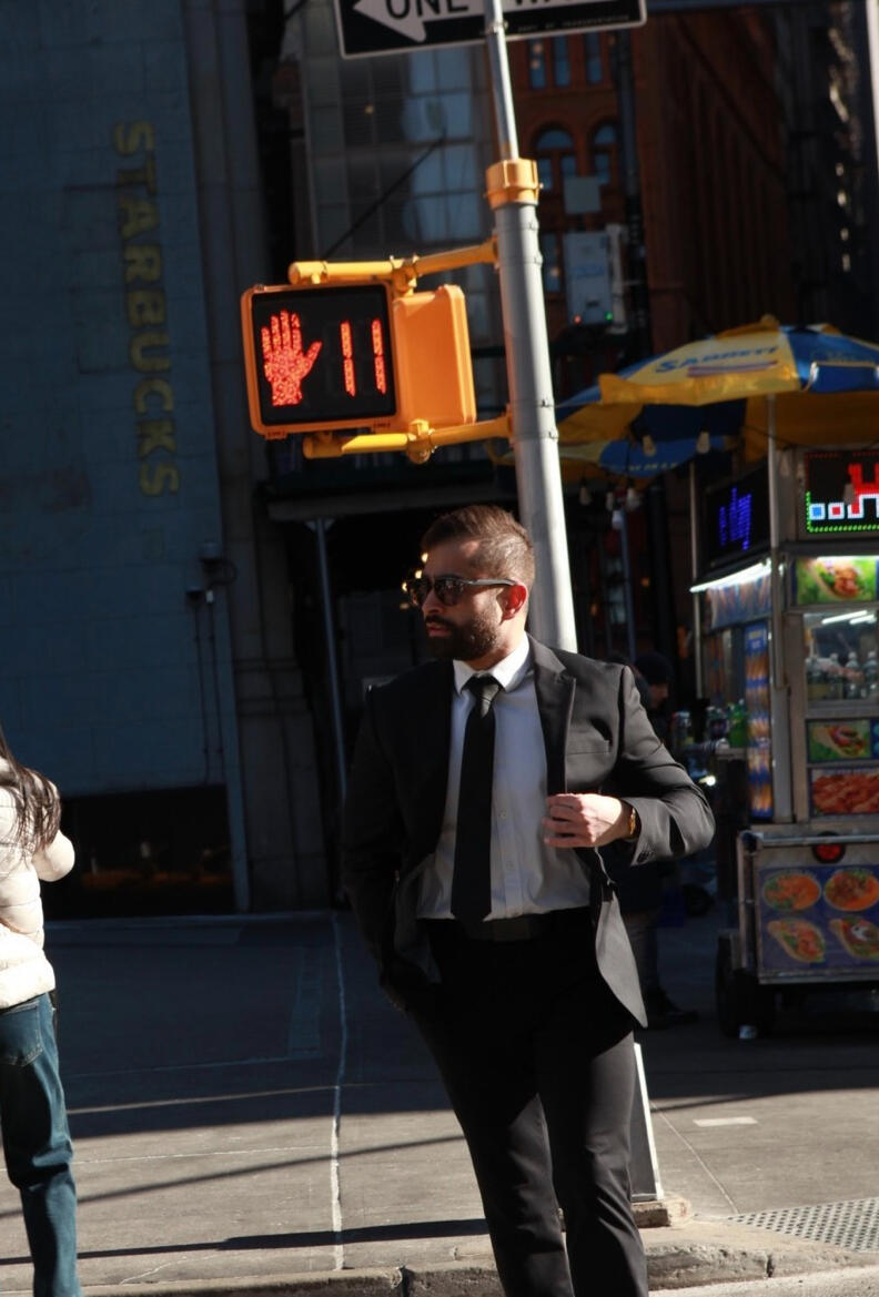 Zishan Arooj outside Manhattan, NYC